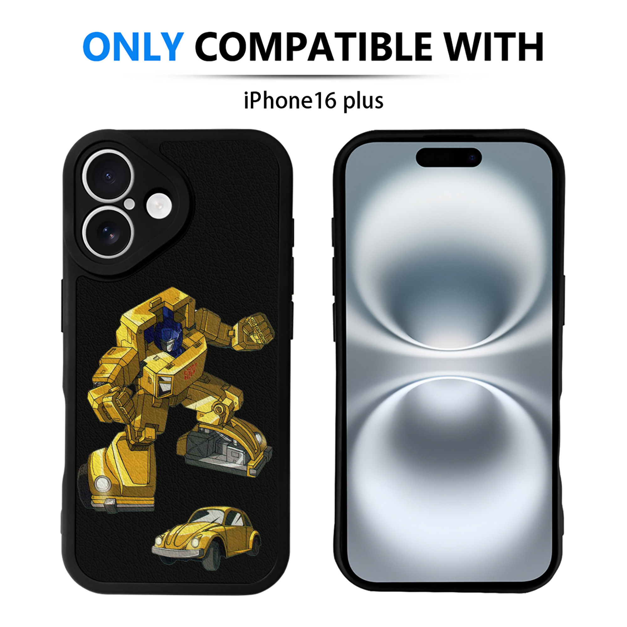 （画像用）  【iPhone 16シリーズ対応】シリコンスマホケース（レザー調） 材質：シリコン